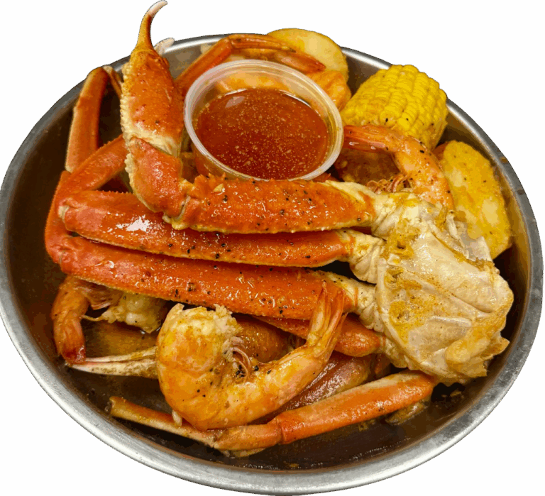 Boiled Snow Crab & Shrimps